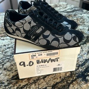 Coach tennis shoes, size 9 worn a few times.